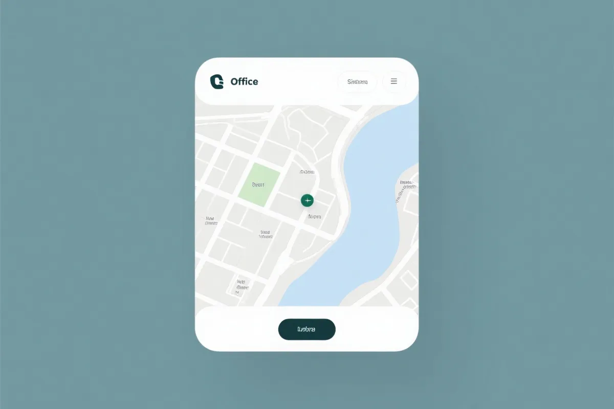 办公位置示意图